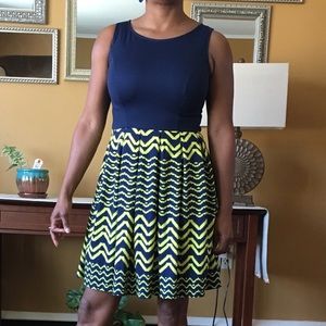 Xhilaration sleeveless fit and flare dress.